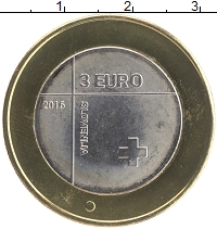 монета - словения 3 евро - подробная информация фото 1