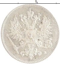 монета - 1894 – 1917 николай ii 25 пенни - подробная информация фото 1