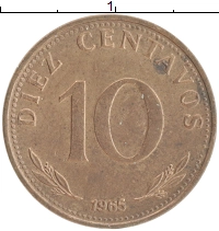 монета - боливия 10 сентаво - подробная информация фото 1