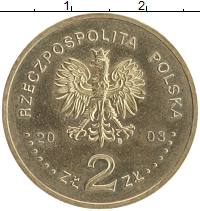 монета - польша 2 злотых - подробная информация фото 1