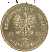 монета - польша 2 злотых - подробная информация фото 1