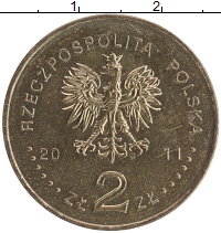 монета - польша 2 злотых - подробная информация фото 1