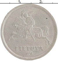монета - литва 5 лит - подробная информация фото 1