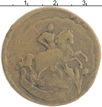монета - 1741 – 1761 елизавета петровна 2 копейки - подробная информация фото 1