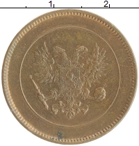 монета - 1894 – 1917 николай ii 5 пенни - подробная информация фото 1