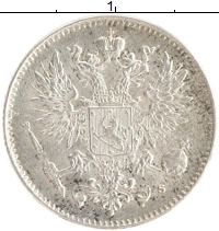 монета - 1894 – 1917 николай ii 50 пенни - подробная информация фото 1