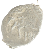 монета - 1613 – 1645 михаил федорович 1 копейка - подробная информация фото 1