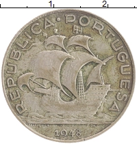 монета - португалия 5 эскудо - подробная информация фото 1
