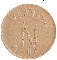 монета - 1894 – 1917 николай ii 5 пенни - подробная информация фото 1