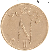 монета - 1894 – 1917 николай ii 5 пенни - подробная информация фото 1