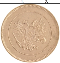 монета - 1894 – 1917 николай ii 5 пенни - подробная информация фото 1