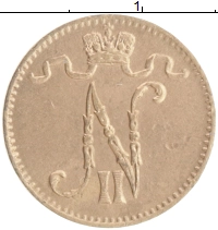 монета - 1894 – 1917 николай ii 1 пенни - подробная информация фото 1