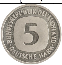 монета - германия 5 марок - подробная информация фото 1
