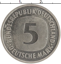 монета - германия 5 марок - подробная информация фото 1