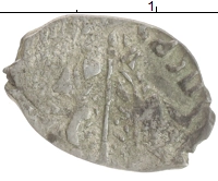 монета - 1598 - 1605 борис годунов 1 копейка - подробная информация фото 1