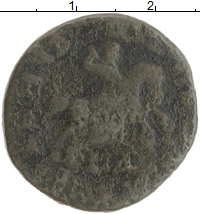 монета - 1689 – 1725 петр i 1 копейка - подробная информация фото 1