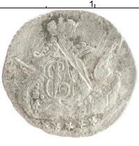 монета - 1741 – 1761 елизавета петровна 5 копеек - подробная информация фото 1