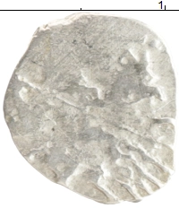 монета - 1676 – 1682 федор алексеевич 1 копейка - подробная информация фото 1