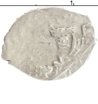 монета - 1676 – 1682 федор алексеевич 1 копейка - подробная информация фото 1