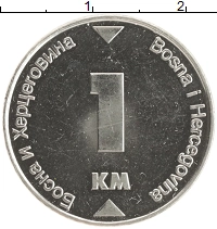 монета - босния и герцеговина 1 марка - подробная информация фото 1