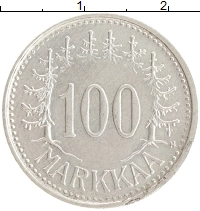 монета - финляндия 100 марок - подробная информация фото 1