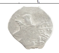 монета - 1676 – 1682 федор алексеевич 1 копейка - подробная информация фото 1