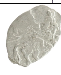 монета - 1676 – 1682 федор алексеевич 1 копейка - подробная информация фото 1