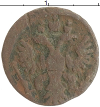 монета - 1730 – 1740 анна иоанновна 1 полушка - подробная информация фото 1