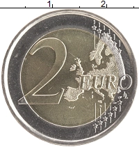 монета - испания 2 евро - подробная информация фото 1