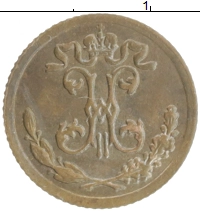 монета - 1894 – 1917 николай ii 1/4 копейки - подробная информация фото 1