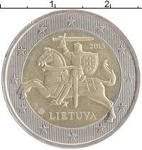 монета - литва 2 евро - подробная информация фото 1