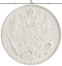монета - 1894 – 1917 николай ii 50 пенни - подробная информация фото 1