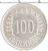 монета - финляндия 100 марок - подробная информация фото 1