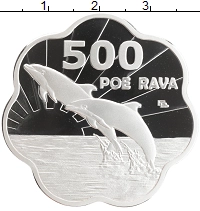 монета - полинезия 500 франков - подробная информация фото 1