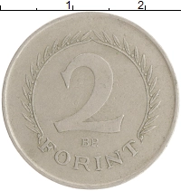 монета - венгрия 2 форинта - подробная информация фото 1