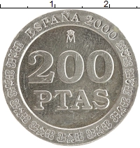 монета - испания 200 песет - подробная информация фото 1