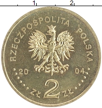 монета - польша 2 злотых - подробная информация фото 1