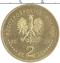 монета - польша 2 злотых - подробная информация фото 1