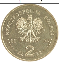 монета - польша 2 злотых - подробная информация фото 1