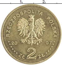 монета - польша 2 злотых - подробная информация фото 1