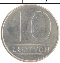 монета - польша 10 злотых - подробная информация фото 1