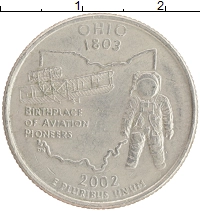 монета - сша 1/4 доллара - подробная информация фото 1