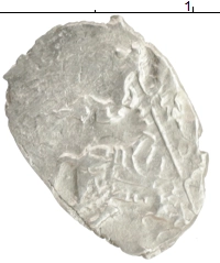 монета - 1689 – 1725 петр i 1 копейка - подробная информация фото 1