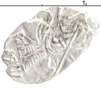 монета - 1689 – 1725 петр i 1 копейка - подробная информация фото 1