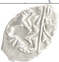 монета - 1689 – 1725 петр i 1 копейка - подробная информация фото 1