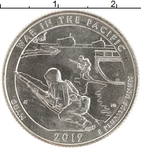 монета - сша 1/4 доллара - подробная информация фото 1