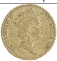 монета - австралия 1 доллар - подробная информация фото 1
