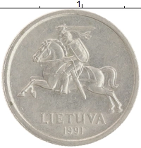 монета - литва 1 лит - подробная информация фото 1