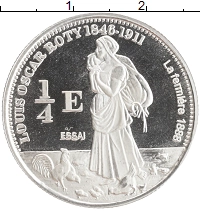 монета - реюньон 1/4 евро - подробная информация фото 1