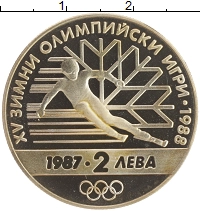 монета - болгария 2 лева - подробная информация фото 1